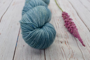 Pastelicious: Sparkly Feet dyed Pond (soft blue)